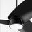 Quorum Brisa 60" 3 Blade Patio Fan, Matte Black