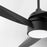 Quorum Brisa 60" 3 Blade Patio Fan, Matte Black