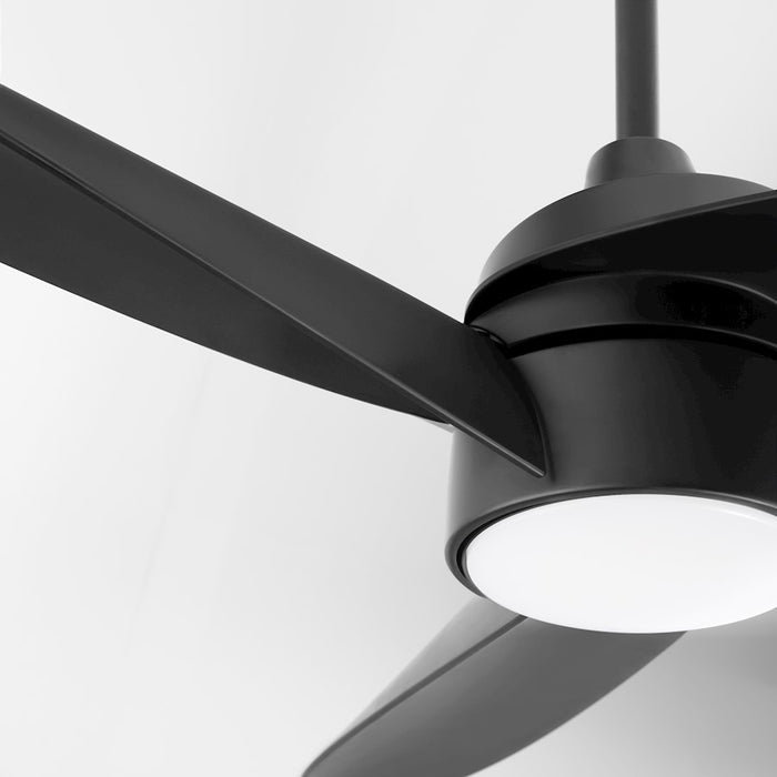 Quorum Brisa 60" 3 Blade Patio Fan, Matte Black