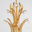 Quorum Majesty 8Lt Ellipse Chandelier, Gold Leaf
