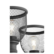Quorum Omni 5 Light Chandelier, Noir