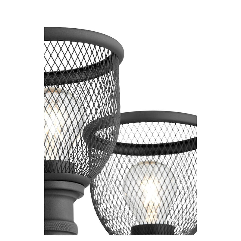 Quorum Omni 5 Light Chandelier, Noir