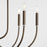 Quorum Summit 12Lt Chandelier, Dark Brass