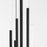 Quorum Summit 6Lt Chandelier, Textured Black