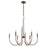 Quorum Summit 6Lt Chandelier, Dark Brass - 6223-6-81