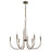 Quorum Summit 6Lt Chandelier, Dark Brass