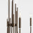 Quorum Summit 6Lt Chandelier, Dark Brass