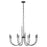 Quorum Summit 8Lt Chandelier, Textured Black