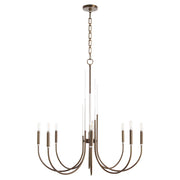 Quorum Summit 8Lt Chandelier, Dark Brass - 6223-8-81