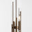 Quorum Summit 8Lt Chandelier, Dark Brass