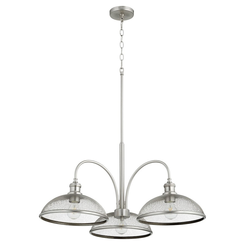 Quorum Omni 3 Light Nook, Satin Nickel