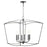 Quorum Mantle 6Lt Pendant, Matte Black