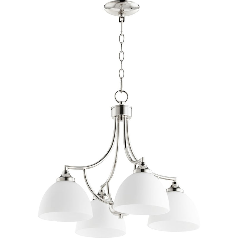 Quorum Enclave 4 Light 22' Nook Light, Polished Nickel