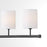 Quorum Harmony 7Lt Linear Chandelier, Matte Black/White