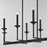 Quorum Eldorado 8Lt Linear Chandelier, Matte Black