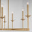 Quorum Eldorado 8Lt Linear Chandelier, Aged Brass