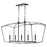 Quorum Mantle 5Lt Linear Chandelier, Matte Black - 6512-5-59