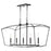 Quorum Mantle 5Lt Linear Chandelier, Matte Black