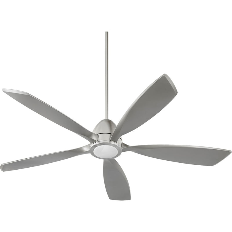 Quorum Holt 1 Ceiling Fan, Satin Nickel