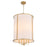Quorum Eldorado 18" Entry Light, Aged Brass