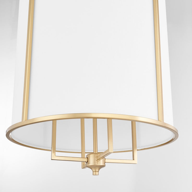 Quorum Eldorado 18" Entry Light, Aged Brass