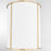 Quorum Eldorado 18" Entry Light, Aged Brass