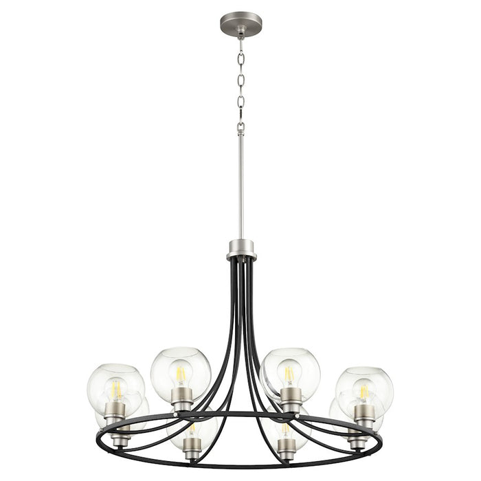 Quorum Clarion Chandelier, Noir