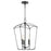 Quorum Mantle 3Lt Entry Light, Matte Black