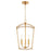 Quorum Mantle 3Lt Entry Light, Gold Leaf - 6812-3-74