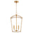 Quorum Mantle 3Lt Entry Light, Gold Leaf