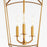 Quorum Mantle 3Lt Entry Light, Gold Leaf