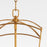 Quorum Mantle 3Lt Entry Light, Gold Leaf
