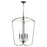 Quorum Mantle 4Lt Entry Light, Matte Black