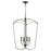 Quorum Mantle 4Lt Entry Light, Matte Black