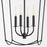 Quorum Mantle 4Lt Entry Light, Matte Black
