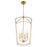 Quorum Mantle 4Lt Entry Light, Gold Leaf - 6812-4-74