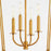 Quorum Mantle 4Lt Entry Light, Gold Leaf