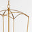 Quorum Mantle 4Lt Entry Light, Gold Leaf