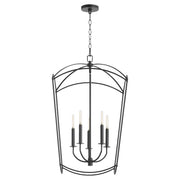 Quorum Mantle 5Lt Entry Light, Matte Black - 6812-5-59