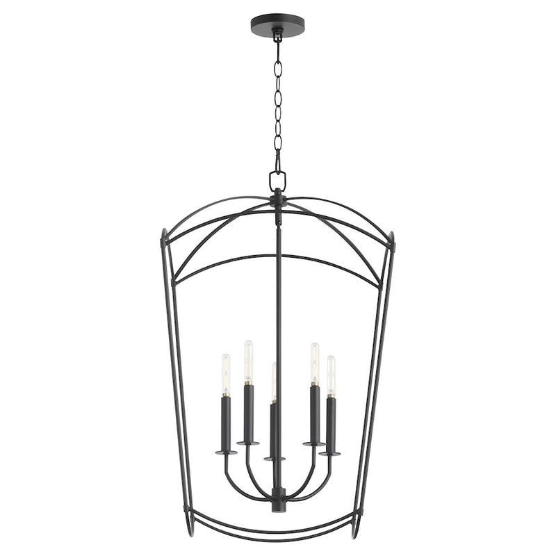 Quorum Mantle 5Lt Entry Light, Matte Black