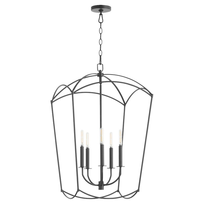 Quorum Mantle 5Lt Entry Light, Matte Black
