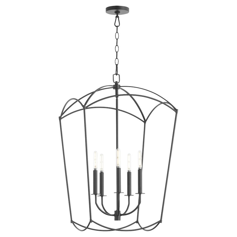 Quorum Mantle 5Lt Entry Light, Matte Black
