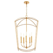 Quorum Mantle 5Lt Entry Light, Gold Leaf - 6812-5-74