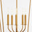 Quorum Mantle 5Lt Entry Light, Gold Leaf