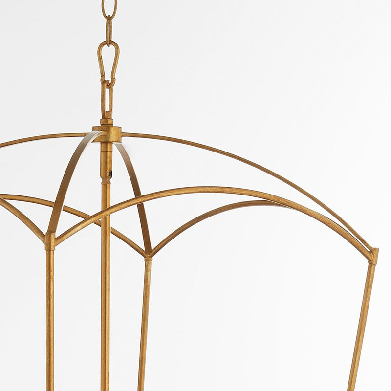 Quorum Mantle 5Lt Entry Light, Gold Leaf
