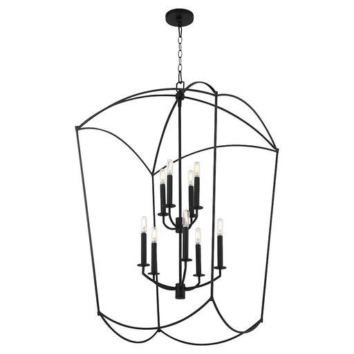 Quorum Mantle 9Lt Entry Light, Matte Black
