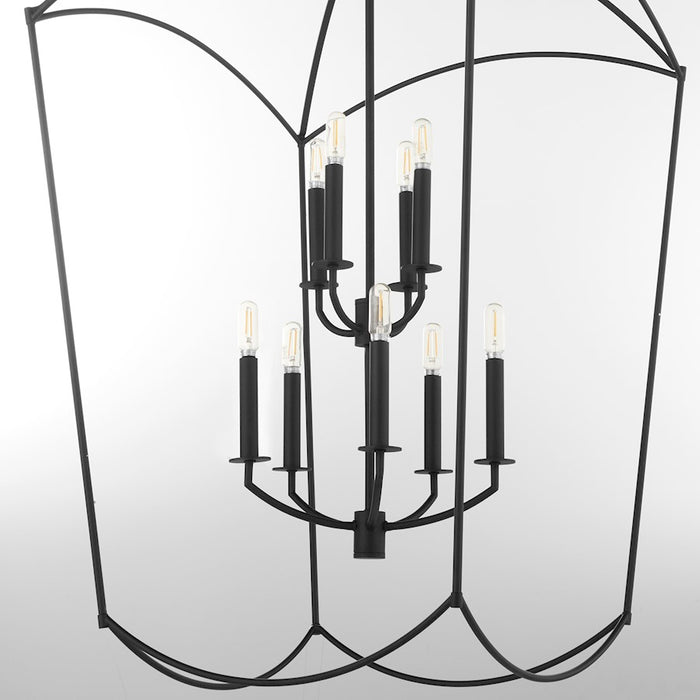 Quorum Mantle 9Lt Entry Light, Matte Black
