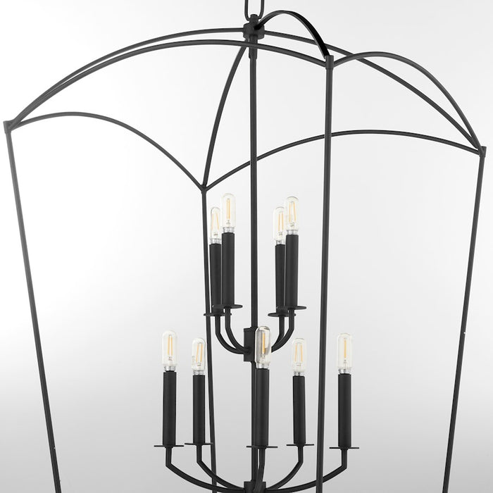 Quorum Mantle 9Lt Entry Light, Matte Black