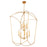 Quorum Mantle 9Lt Entry Light, Gold Leaf - 6812-9-74