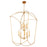 Quorum Mantle 9Lt Entry Light, Gold Leaf
